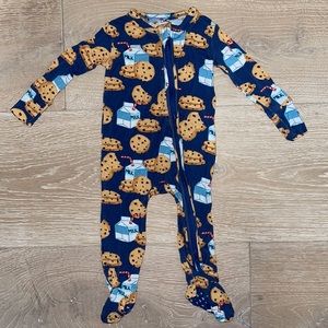 COPY - Posh Peanut Zippered One Piece Footie Milk and Cookies 3-6 Months
